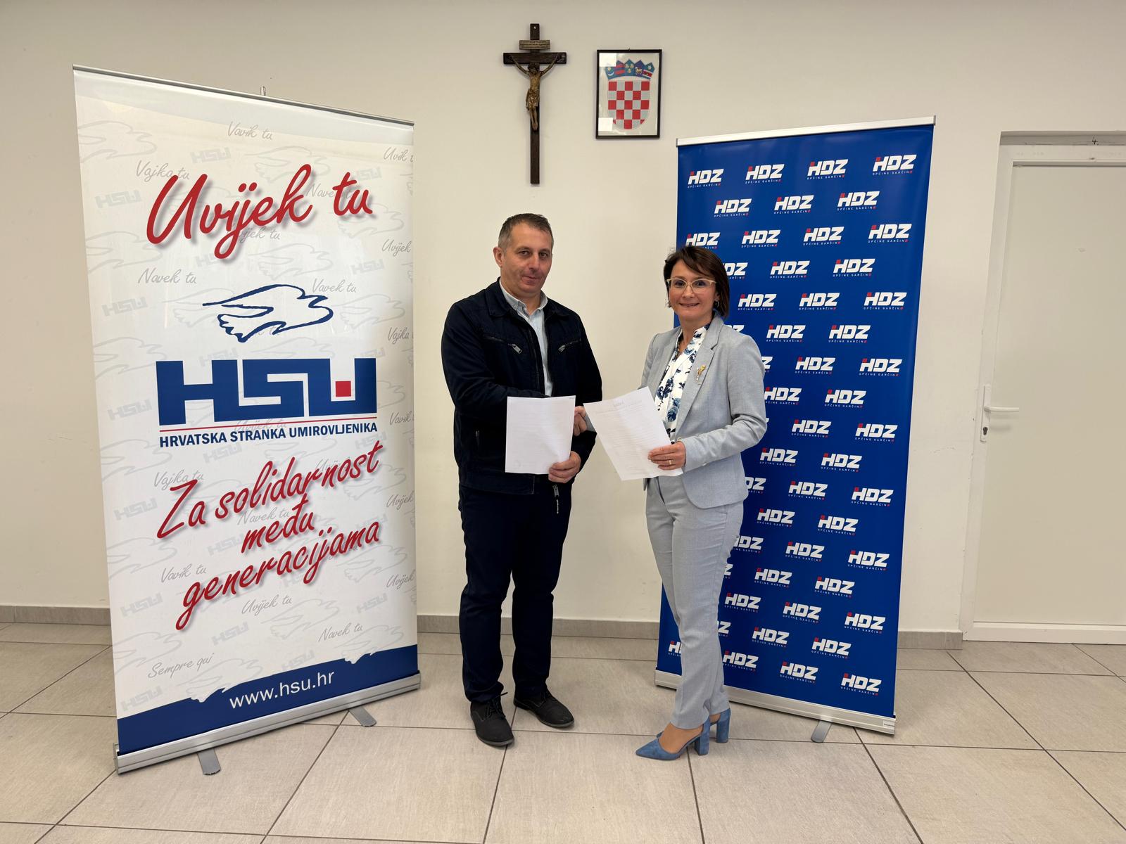 Potpisali smo Sporazum o predizbornoj i postizbornoj suradnji s HSU na razini Općine Garčin: Zajedno za naše umirovljenike!